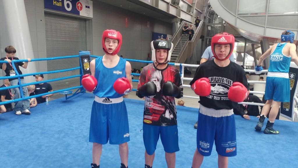 Sparing bokserski na treningu
